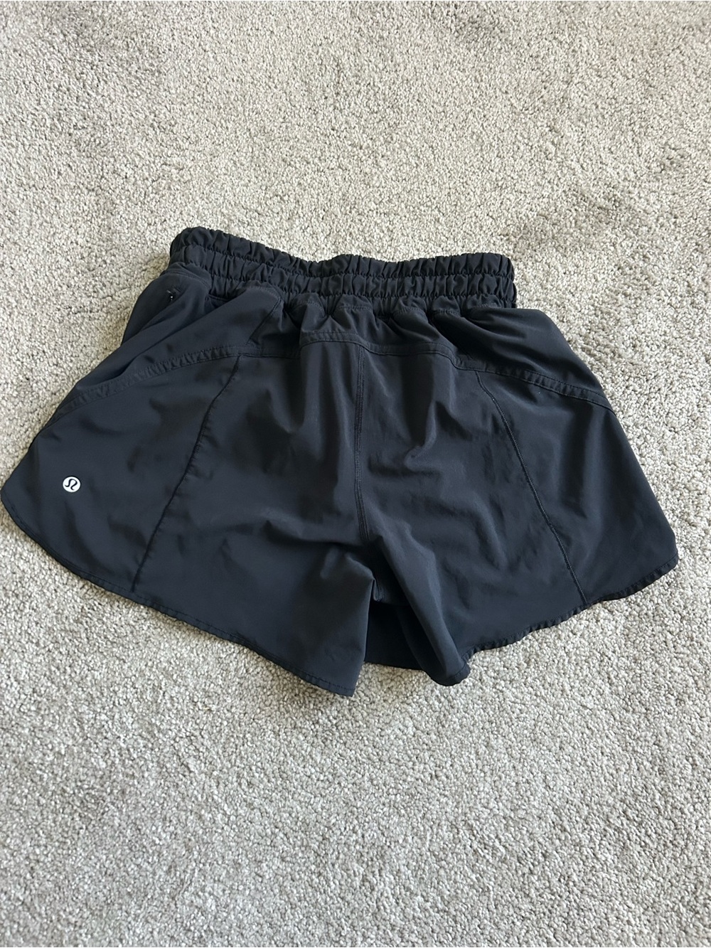 lululemon athletica Women's Black Running Shorts